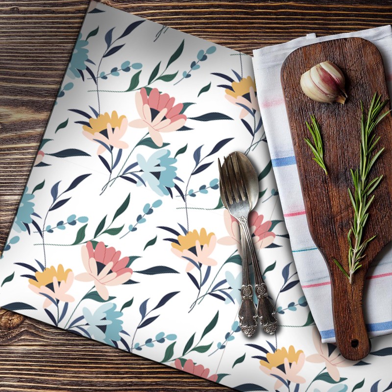 Set de Table Fleurs colorées