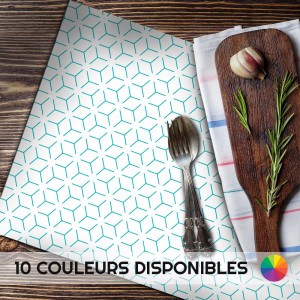 Set de Table personnalisable de décoration Motif Géométrique