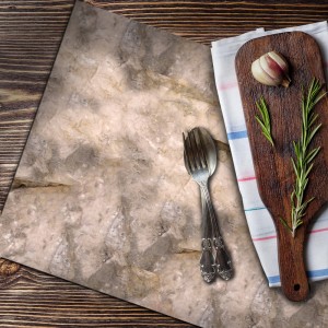 Set de Table personnalisable de décoration Marbre beige