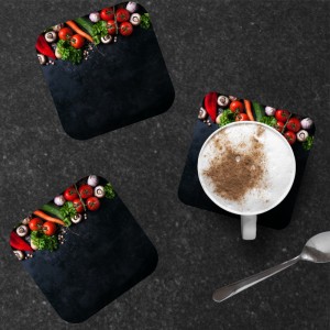 6 dessous de verre Légumes