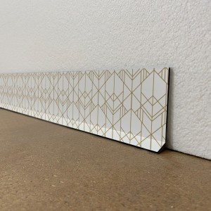 Plinthes déco intérieur maison dibond motifs Gatsby