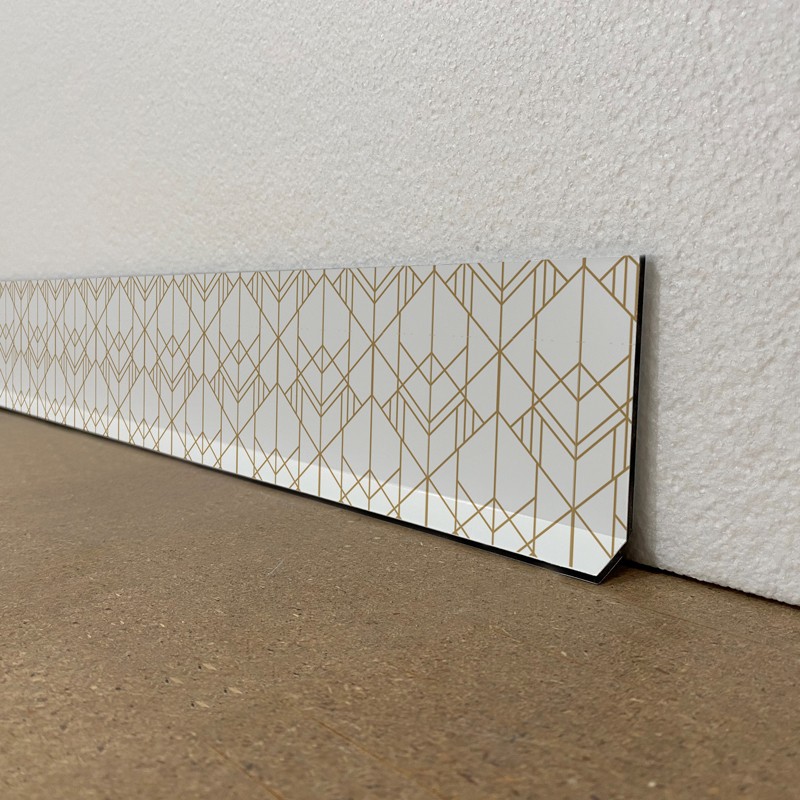 Plinthes déco intérieur maison dibond motifs Gatsby