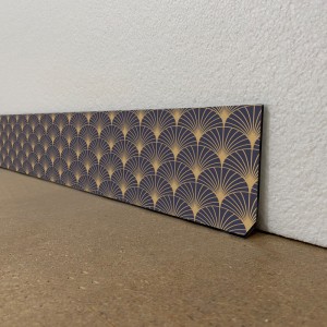 Plinthes déco intérieur maison dibond motifs art déco nuit