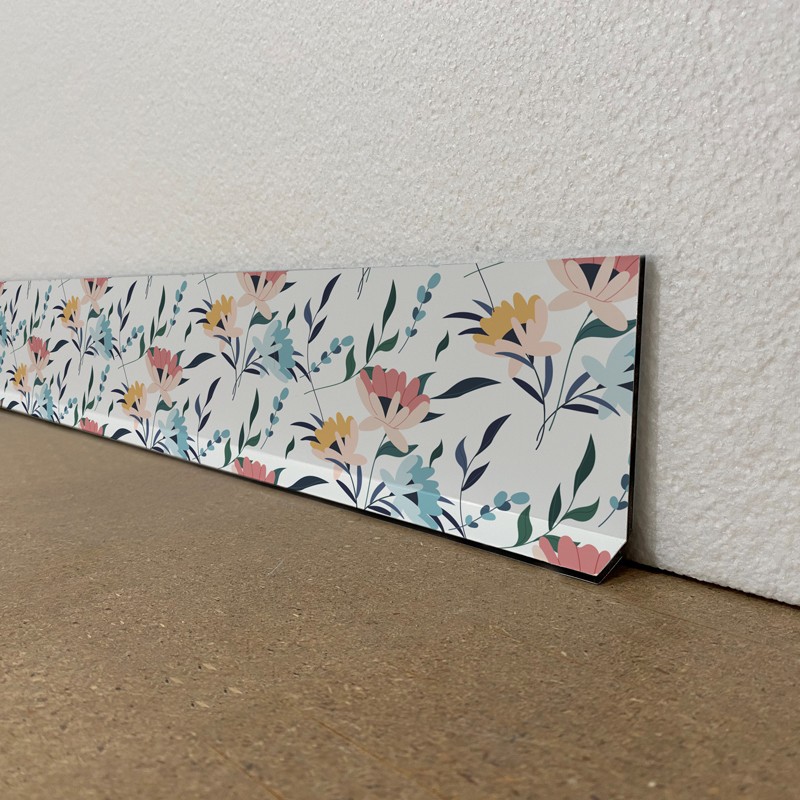 Plinthes de décoration de maison motif Fleurs colorées