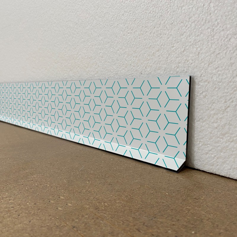 Plinthes de décoration de maison motif géométrique