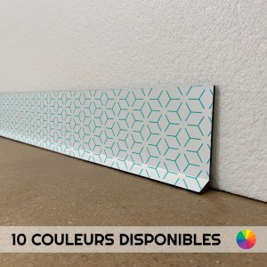 Plinthes de décoration de maison motif géométrique
