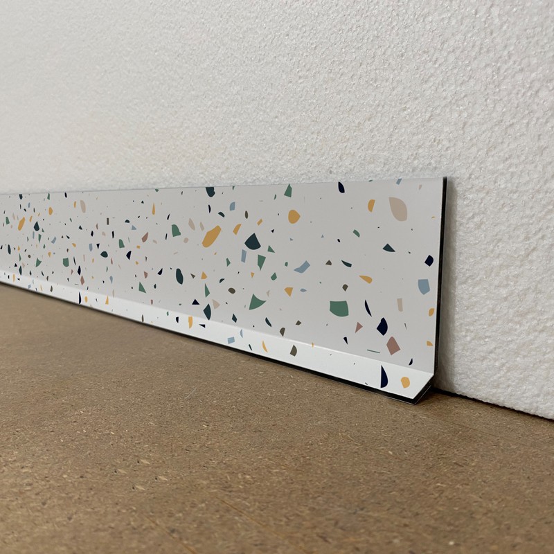 Plinthes de décoration de maison motif Terrazzo