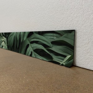 Plinthes de décoration de maison motif feuilles