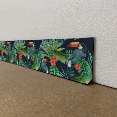 Plinthes de décoration de maison motif jungle