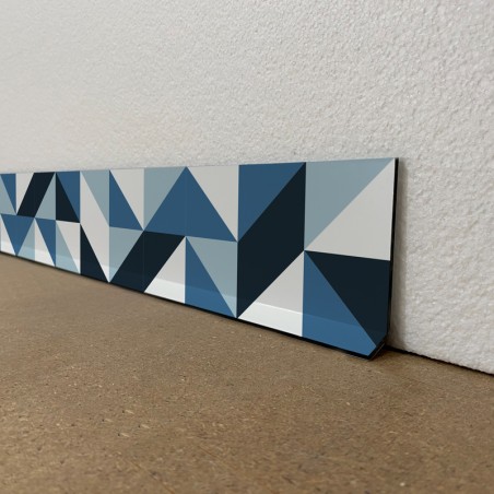Plinthes de décoration de maison motif triangle