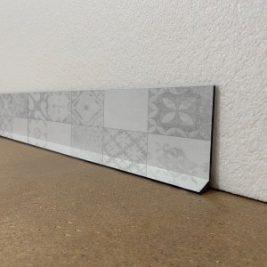 Plinthes de décoration de maison motif Carreaux béton