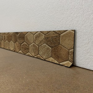 Plinthes de décoration de maison motif abeille bois