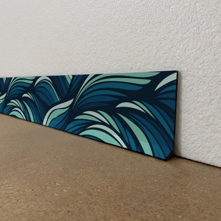 Plinthes de décoration de maison motif vague océan