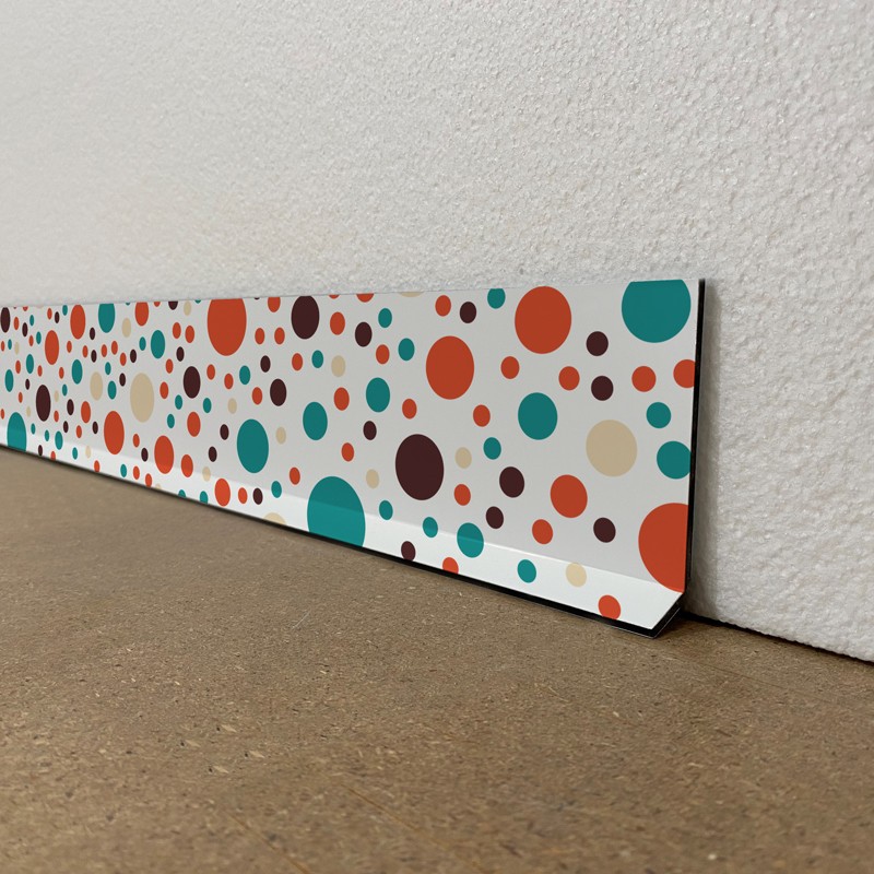 Plinthes de décoration de maison motif bulles