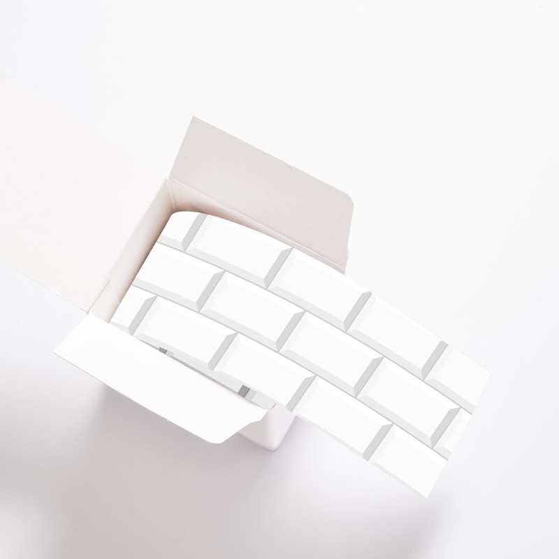 Surplinthes Adhésives déco carrelage blanc métro