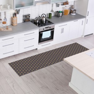 Tapis en PVC pour la décoration de cuisine motif Art Déco Nuit