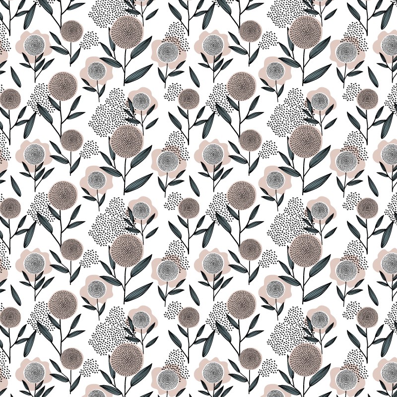 Tapis déco Fleurs Abstraites