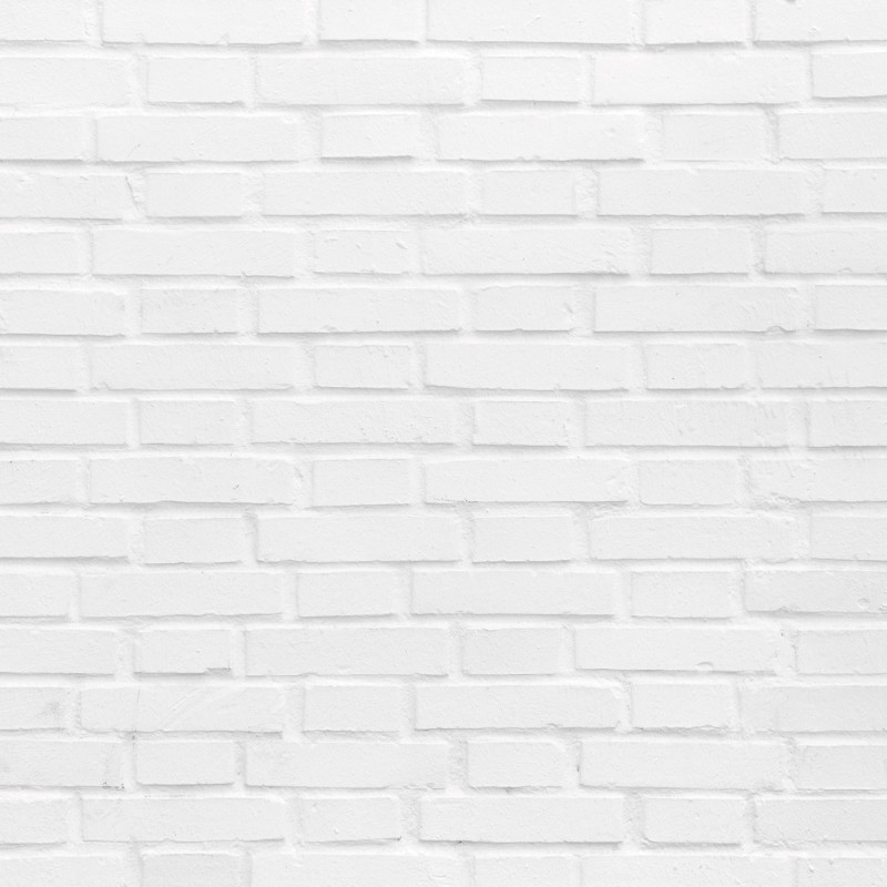 Tapis déco pvc impression Brique Blanche