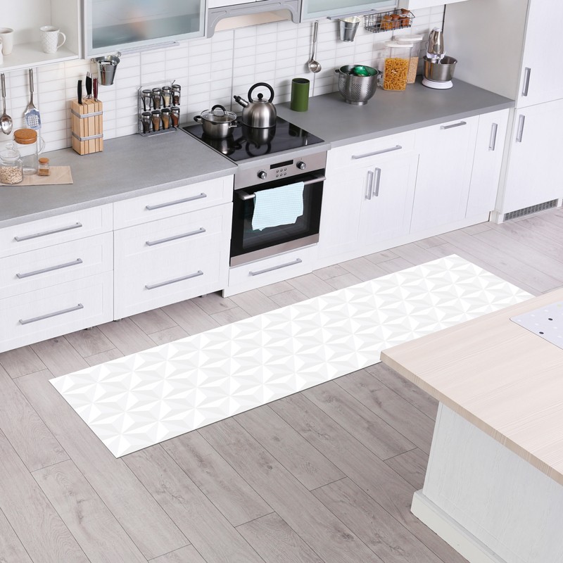 Tapis déco pvc impression Triangle 3D