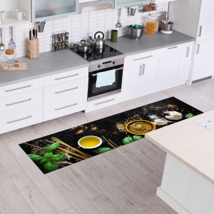 Tapis de décoration en pvc imprimé Pesto