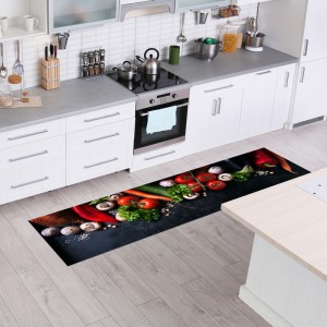 Tapis de décoration en pvc imprimé Légumes