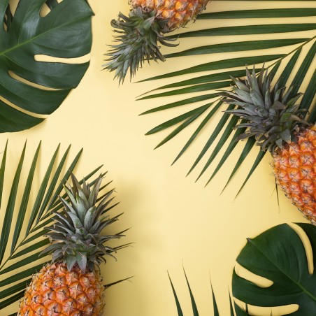 Tapis de décoration en pvc imprimé Ananas