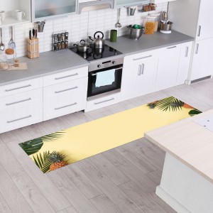 Tapis de décoration en pvc imprimé Ananas