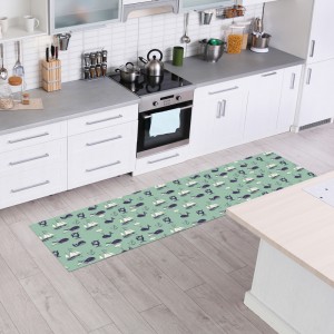 Tapis de décoration en pvc imprimé Océan