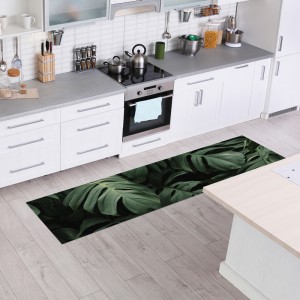 Tapis de décoration en pvc imprimé Feuilles
