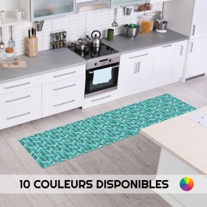 Tapis de décoration en pvc motif Carreaux de chevrons