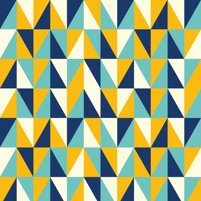 Tapis de décoration en pvc imprimé Carreaux géométriques