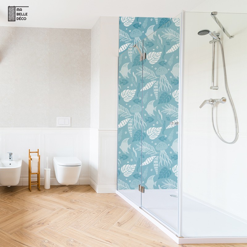 Crédence Salle de bain Fond marin