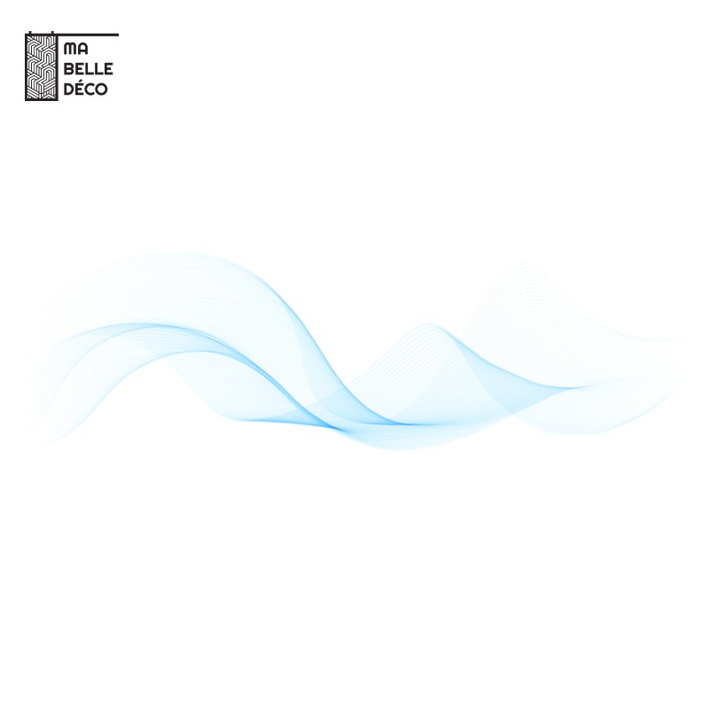 Crédence Salle de bain Vagues abstraites