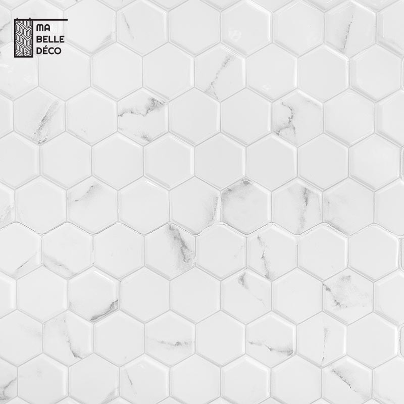 Crédence Cuisine Hexagonale Marbre