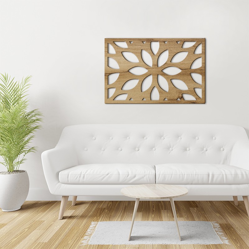 Tableau déco Claustra Flora