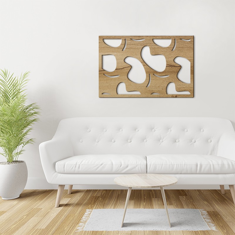 Tableau déco Claustra Papillon