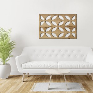 Tableau déco Claustra Point de croix