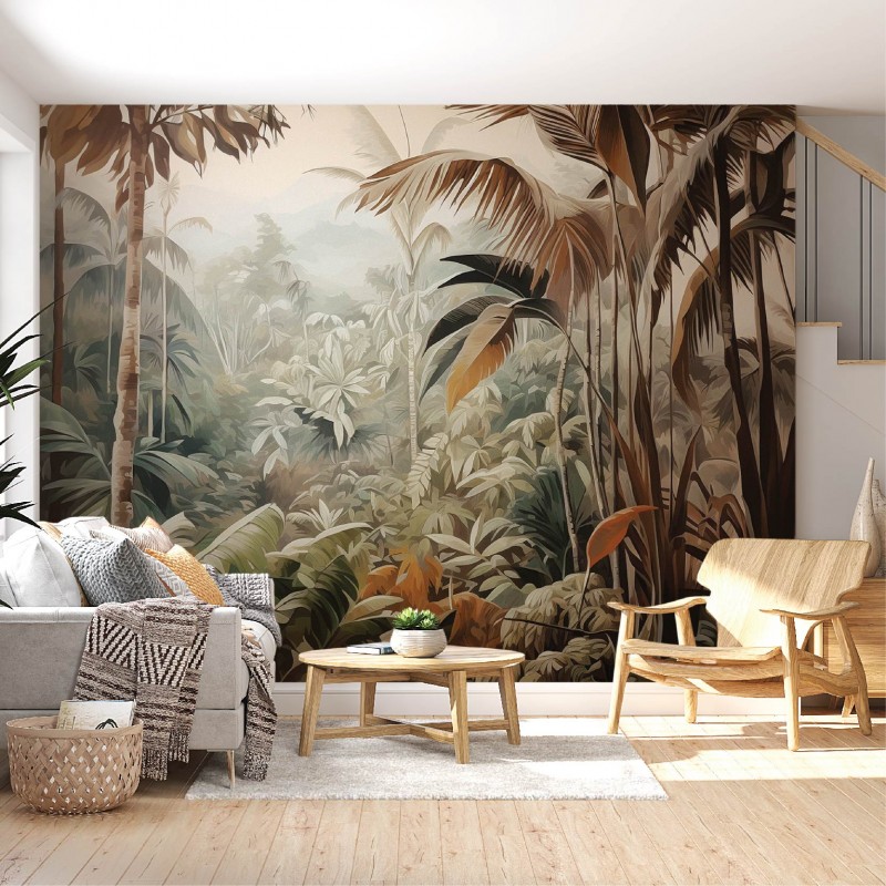 Papier peint panoramique Forêt de bananier