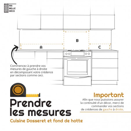 Crédences cuisine fiche technique