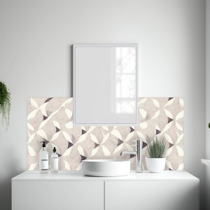 Crédence Salle de bain Abstraite Floral