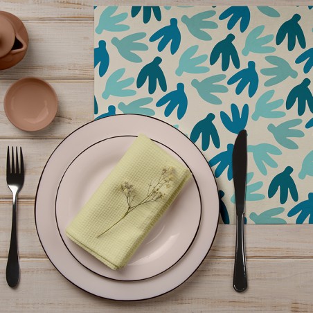 Set de Table Abstrait Floral