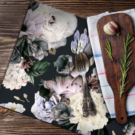 Set de Table imprimé motifs Fleurs décoration maison salle à manger et cuisine
