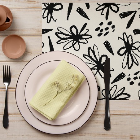 Set de Table Dessins de Fleurs