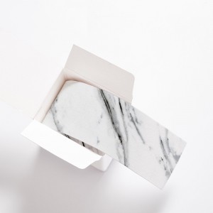 Surplinthes Déco Adhésif Marbre Blanc