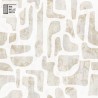 Visuel des 6 dessous de verre Formes aléatoires beiges Visuel des 6 dessous de verre Formes aléatoires beiges