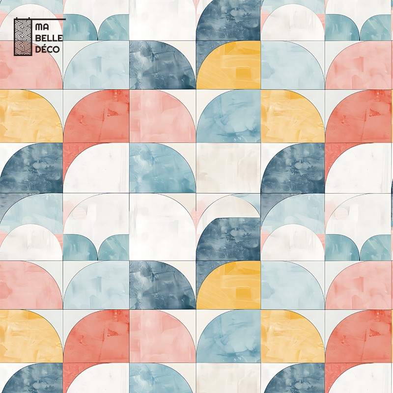 Visuel Set de Table Formes géométriques abstraites 2