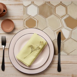 Set de Table Hexagones beiges