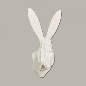 Trophée mural décoratif Lapin en polystyrène