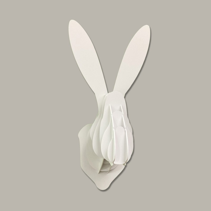 Trophée mural décoratif Lapin en polystyrène