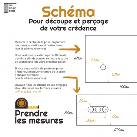 Crédence salle de bain fiche technique